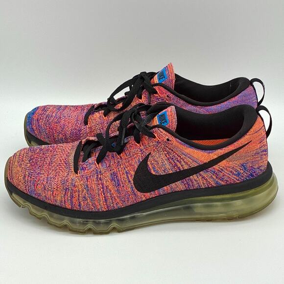 Nike Shoes Mens 11.5 Multicolor Flyknit Air Max Sneakers Preppy Gym Streetwear main image 5